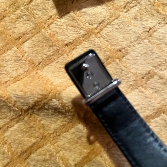 Authentic & like new unisex Louis Vuitton silver and Brown Leather Bracelet🇮🇹